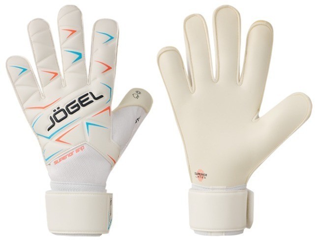 Перчатки вратарские JOGEL Legend SL3 Roll Flat, белый (2119342)