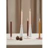 Набор из двух свечей коричневого цвета из коллекции edge, 24,5 см (77660)
