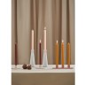 Набор из двух свечей коричневого цвета из коллекции edge, 24,5 см (77660)