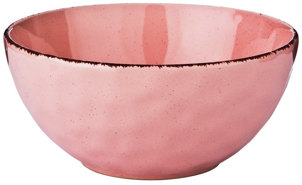 Салатник диаметр=15 см коллекция "отражение" цвет:розовая пудра Lefard (191-118)