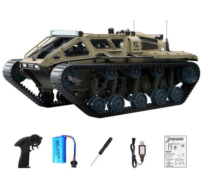 Радиоуправляемый гусеничный вездеход RIPSAW EV3-F4 1:16 (G2067-YELLOW)