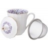Кружка заварочная lefard "lilac" с крышкой и ситом 350 мл (760-798)