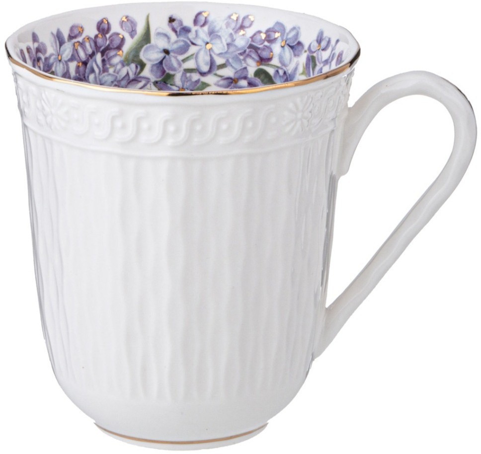 Кружка заварочная lefard "lilac" с крышкой и ситом 350 мл (760-798)