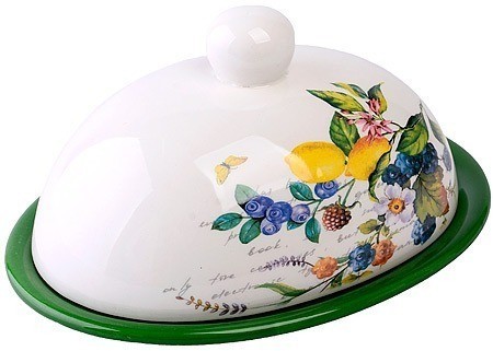 Масленка с крышкой Лесные ягоды с лимонами LORAINE (60148)