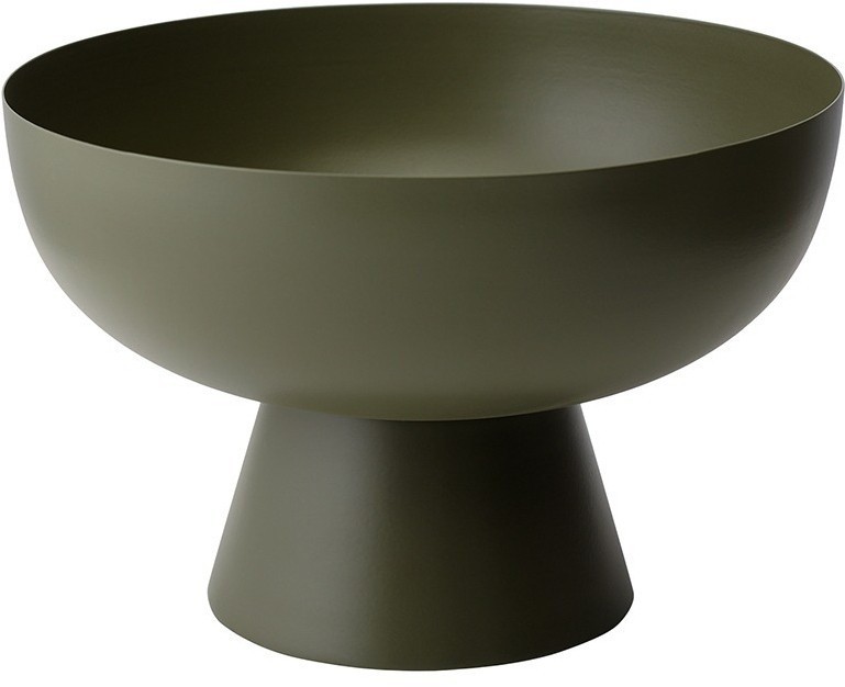 Блюдо на ножке vivlend, D21 см, морские водоросли (78653)