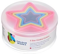 Набор формочек для печенья Colourworks из 5 звездочек CWCUTSTAR