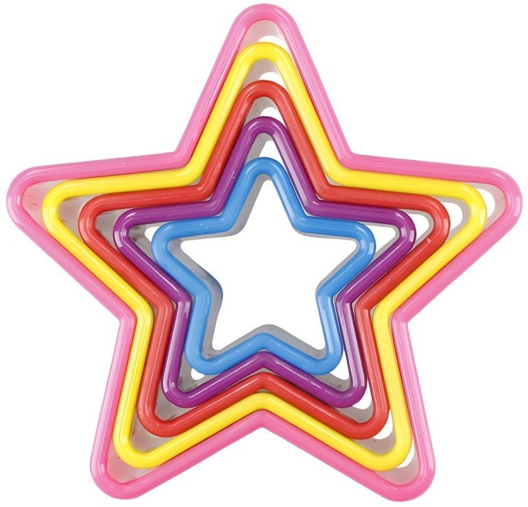 Набор формочек для печенья Colourworks из 5 звездочек CWCUTSTAR