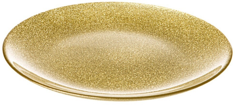 Тарелка "party" gold 21 см мал.уп.=6шт. Bronco (336-204)