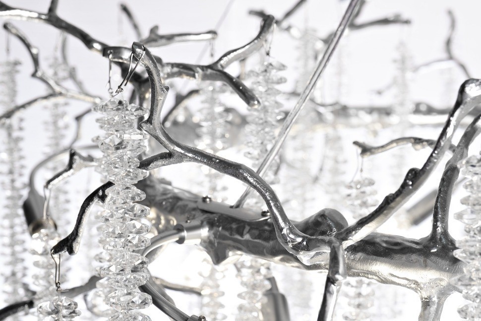 Люстра d.80*45см, металл цвет серебро (TT-00012986)