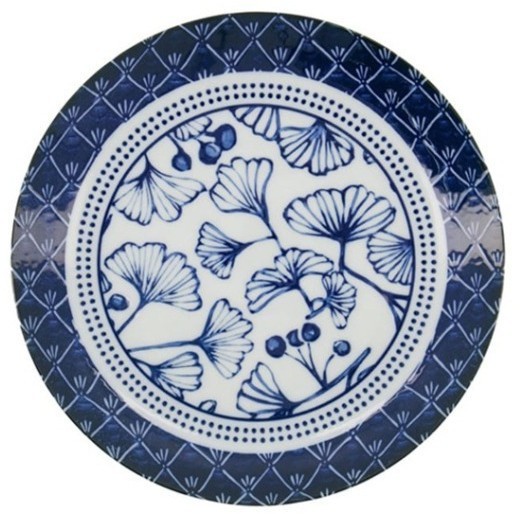 Тарелка 16716, 20,6 см, фарфор, blue/white, TOKYO DESIGN