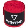 Бинт боксеркий INSANE CRUSHER, хлопок, красный, 4,5 м (2114218)