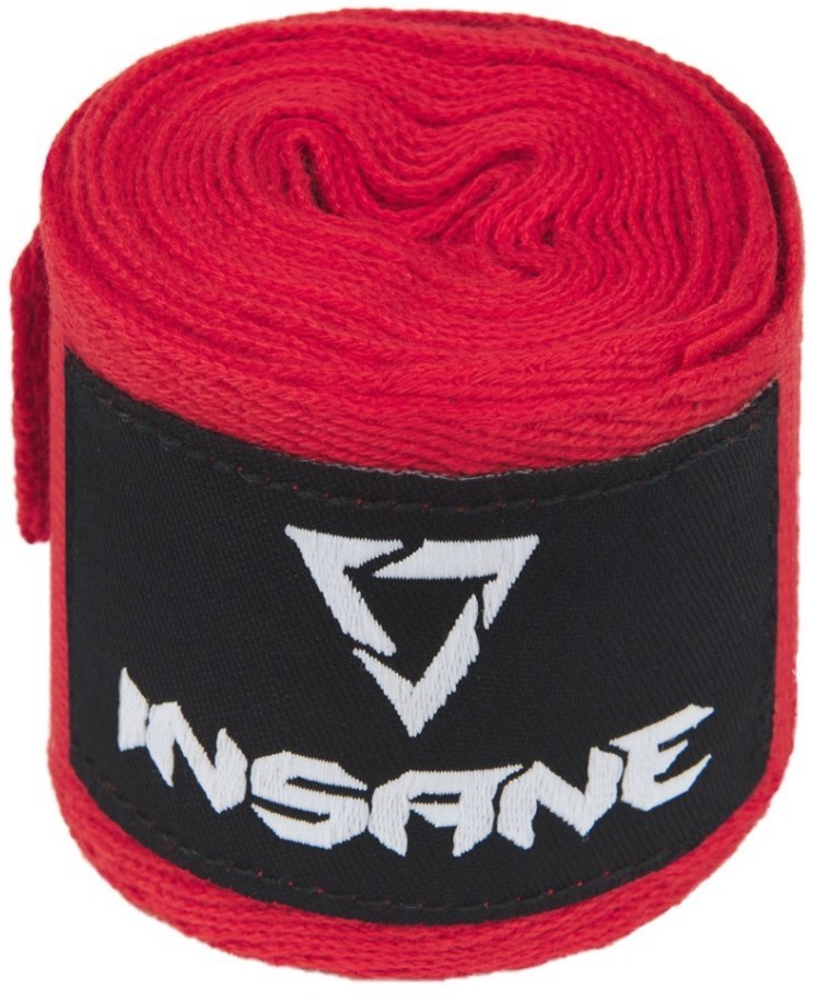 Бинт боксеркий INSANE CRUSHER, хлопок, красный, 4,5 м (2114218)