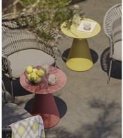 Столик кофейный marius, D50 см, желтый (75820)