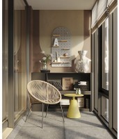 Столик кофейный marius, D50 см, желтый (75820)