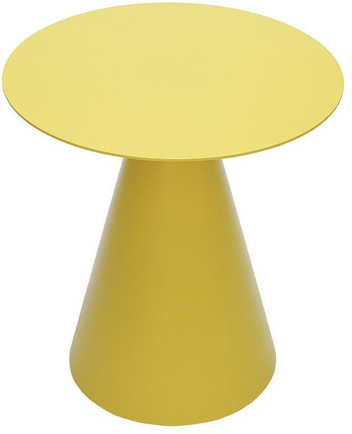 Столик кофейный marius, D50 см, желтый (75820)