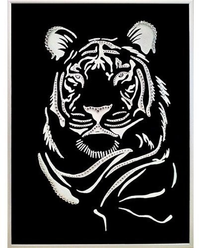 Картина Символ года Тигр с кристаллами Swarovski (2379)