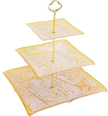 Этажерка 3 уровня, квадрат (7021-002)