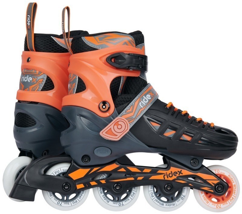 БЕЗ УПАКОВКИ Коньки-ролики раздвижные Hot (2104378)