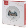 Тарелка обеденная agness "с новым годом!" 28*4 см (358-2334)