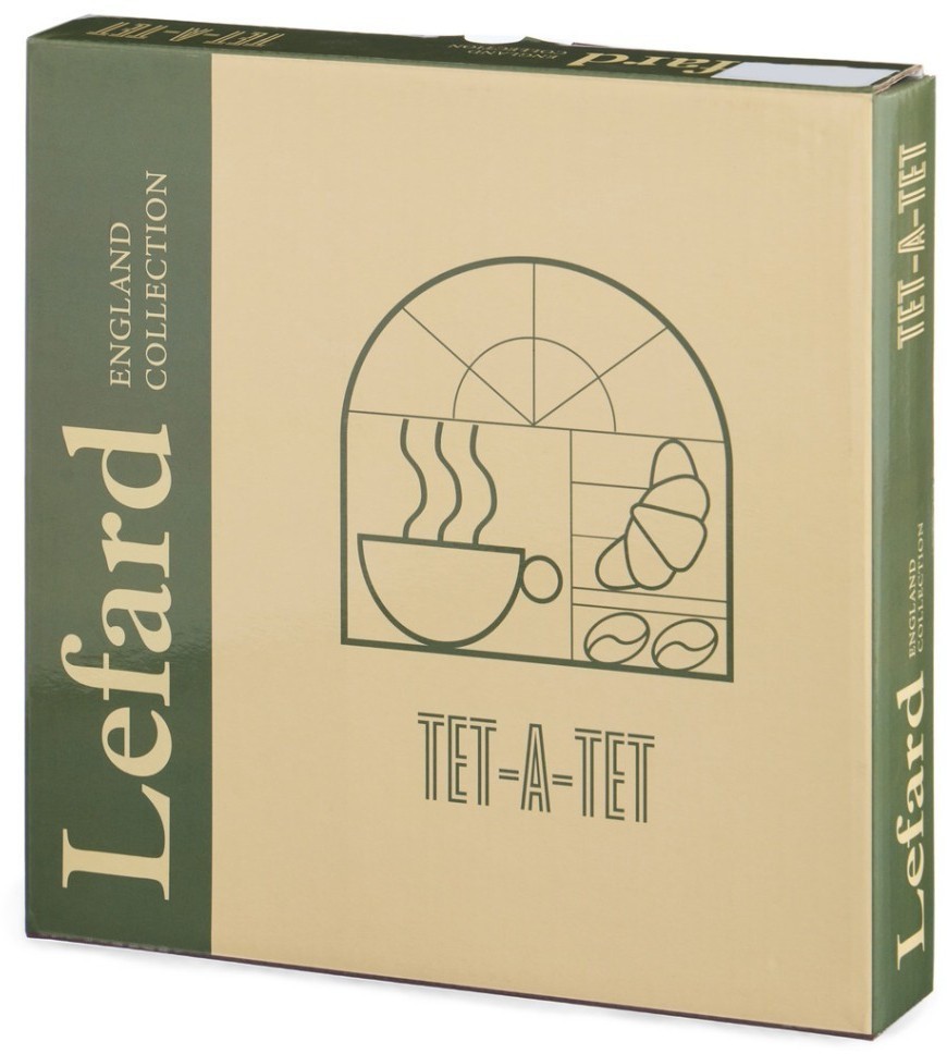 Набор тарелок закусочных lefard "tet-a-tet" 2 шт. 20,5 см (416-106)