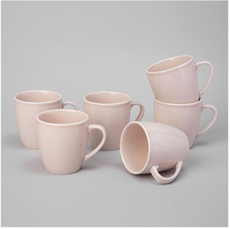 Набор кружек lefard tint 270мл (розовый) 6 шт. (48-883-1)