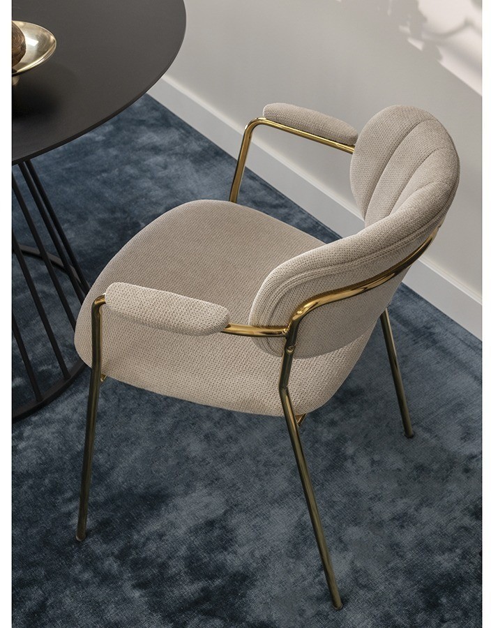 Стул eirill, шенилл, серый (75783)