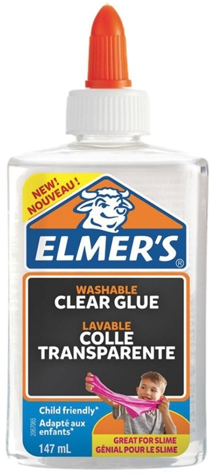 Клей для слаймов канцелярский Elmers Clear Glue 147 мл 2077929 цена за 2 шт (69633)