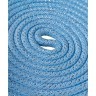 Скакалка для художественной гимнастики RGJ-403, 3 м, голубой/серебряный, с люрексом (843966)