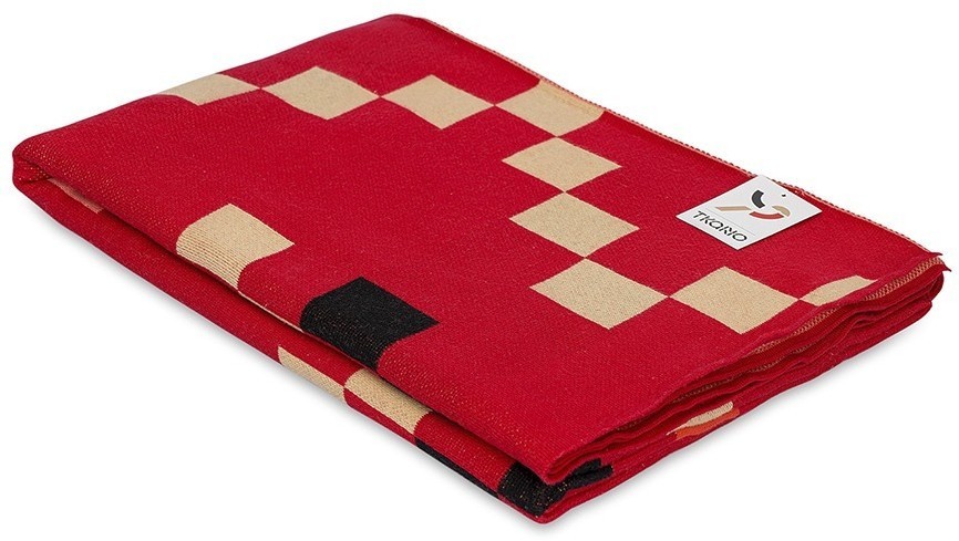 Плед из хлопка по мотивам башкирских орнаментов из коллекции cultural heritage, 130х180 см (76780)