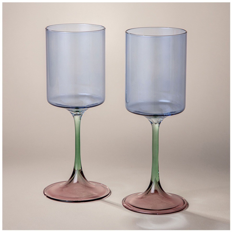 Набор бокалов для вина из 2 шт "colors" 375 мл Lefard (693-051)