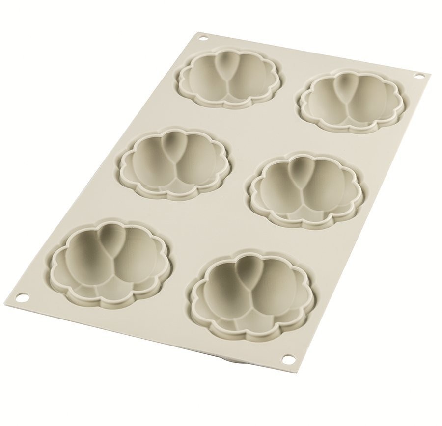 Форма силиконовая для приготовления пирожных bollicine, 17х30 см (68897)