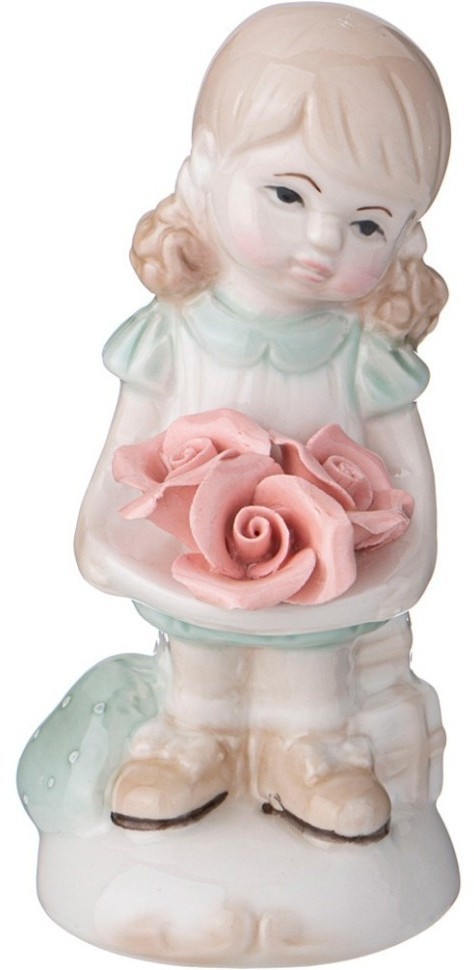 Фигурка "девочка с розами", 5,6*5*12,5см Lefard (146-1958)