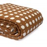 Покрывало из хлопка polka dots карамельного цвета из коллекции essential, 180х250 см (76959)