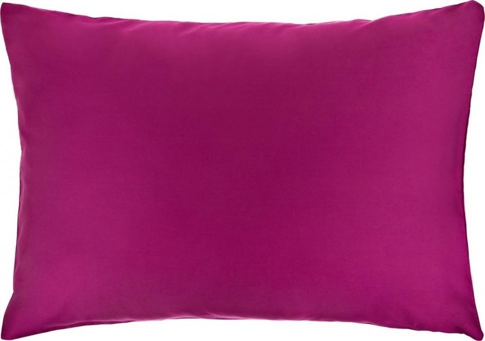 Наволочка 70х50 "бейсик", 100% хлопок, сатин,фуксия SANTALINO (985-712)