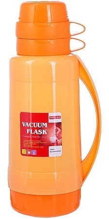 Термос 1,8 литра стек. колба Оранжев,МВ (29956)