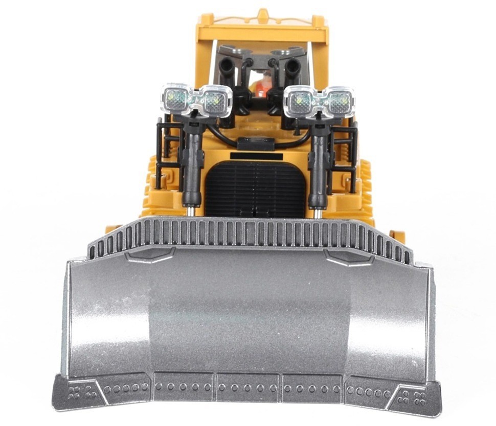 Радиоуправляемый бульдозер Huina / YiCong (свет, звук, металл лопата, акб, 1:24) (BC1031)