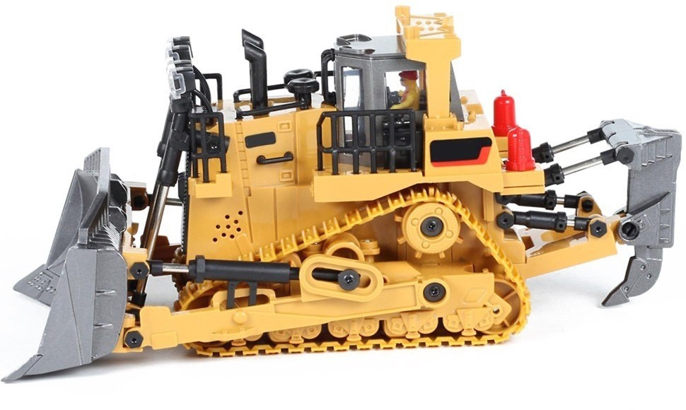 Радиоуправляемый бульдозер Huina / YiCong (свет, звук, металл лопата, акб, 1:24) (BC1031)