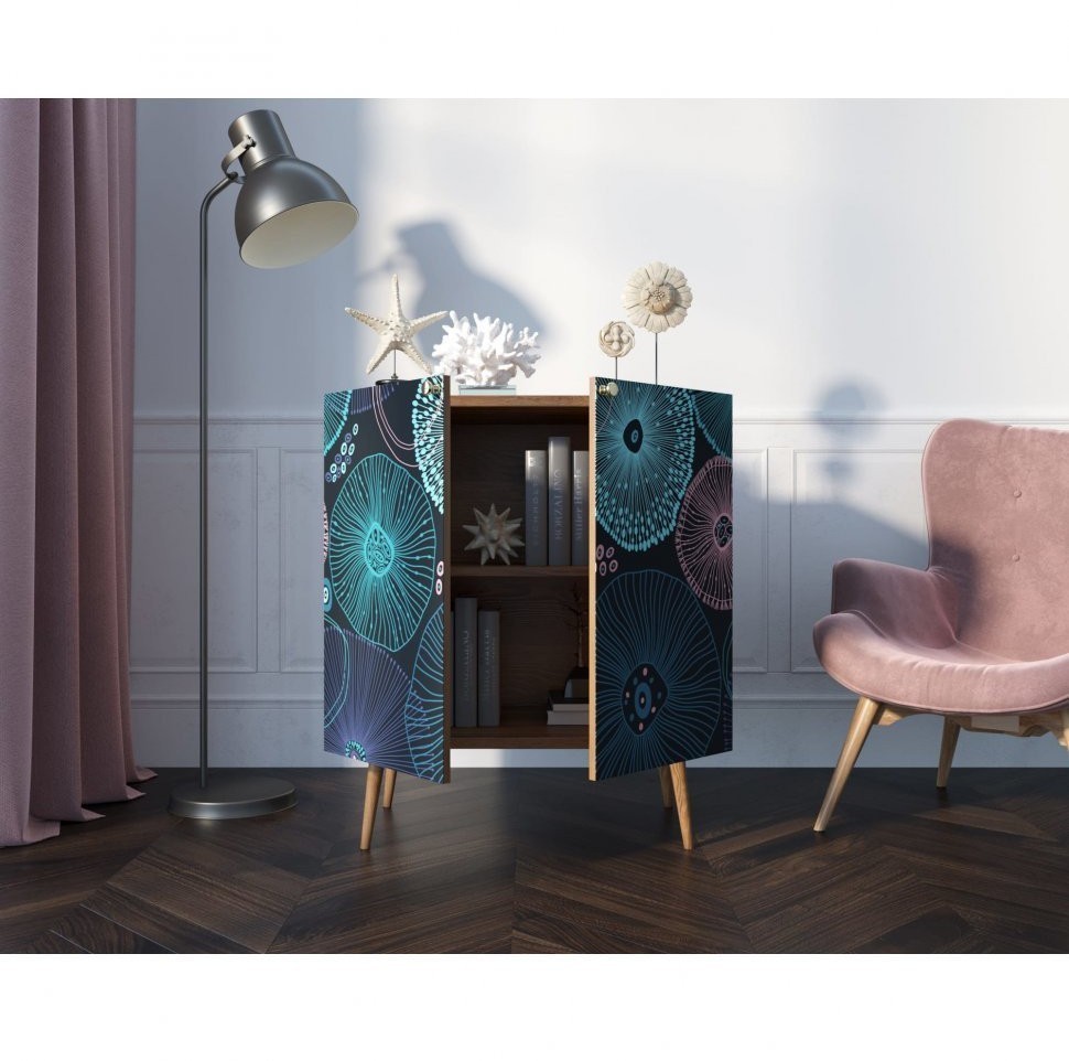 Комод Berber две дверки малый 31 принт арт BB38/Print_31-ET