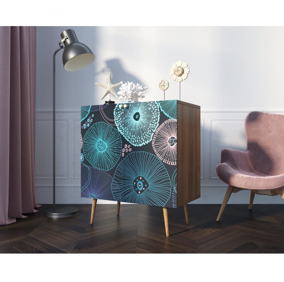 Комод Berber две дверки малый 31 принт арт BB38/Print_31-ET