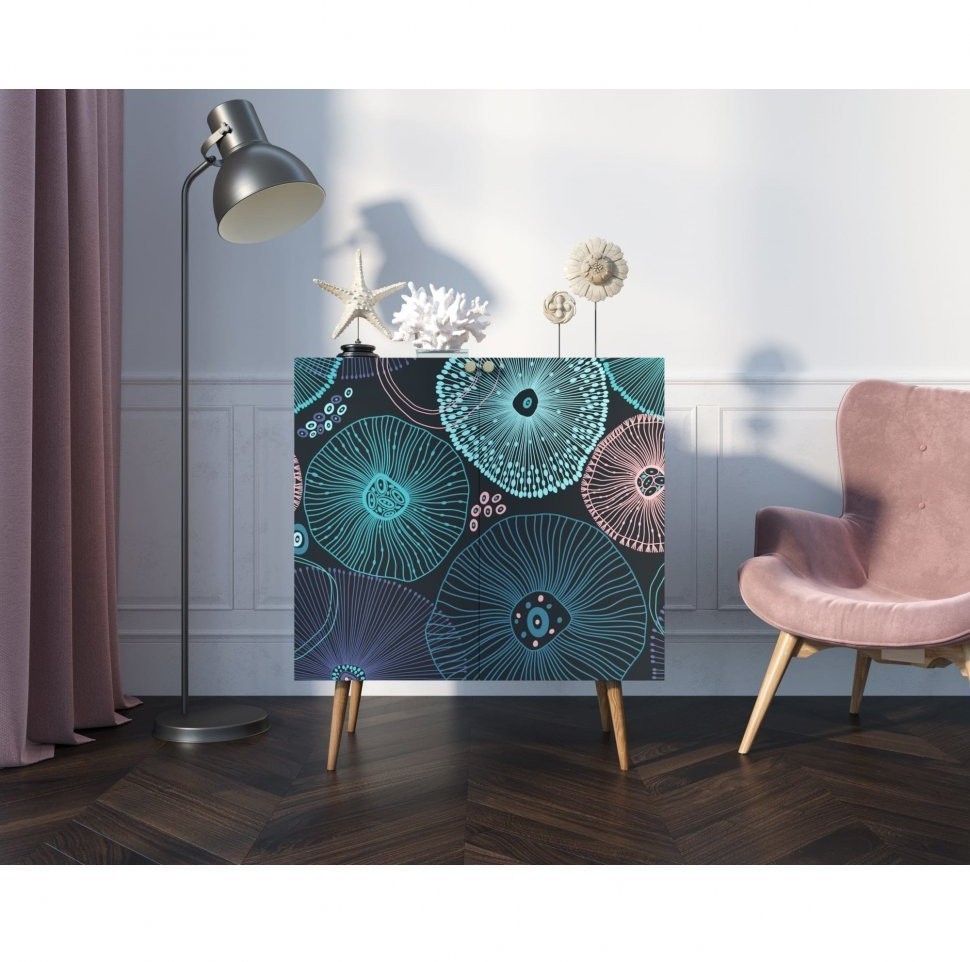 Комод Berber две дверки малый 31 принт арт BB38/Print_31-ET