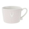 Bastion Collections Кружка White Little Нearts Red Нeart Grey RJ/CUP 016 RED