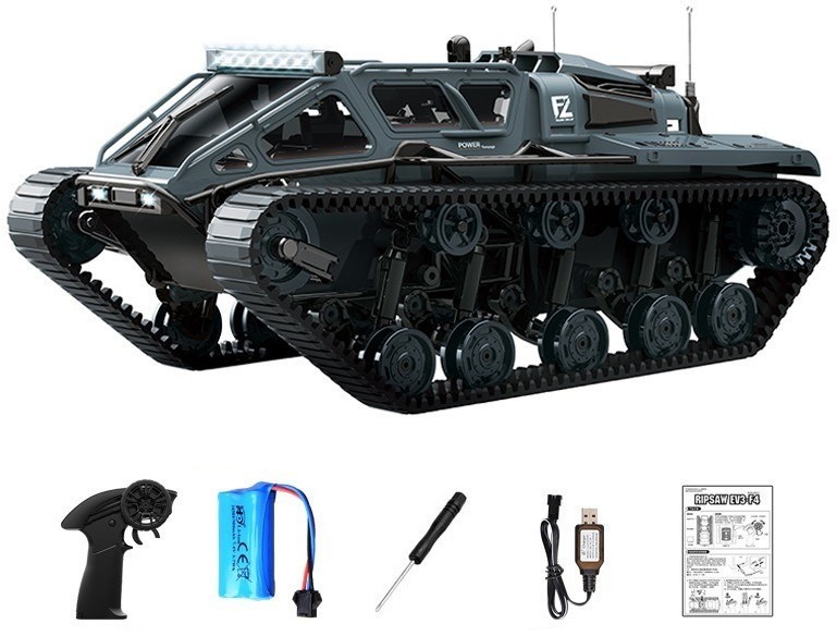 Радиоуправляемый гусеничный вездеход RIPSAW EV3-F4 1:16 (G2067-GREY)