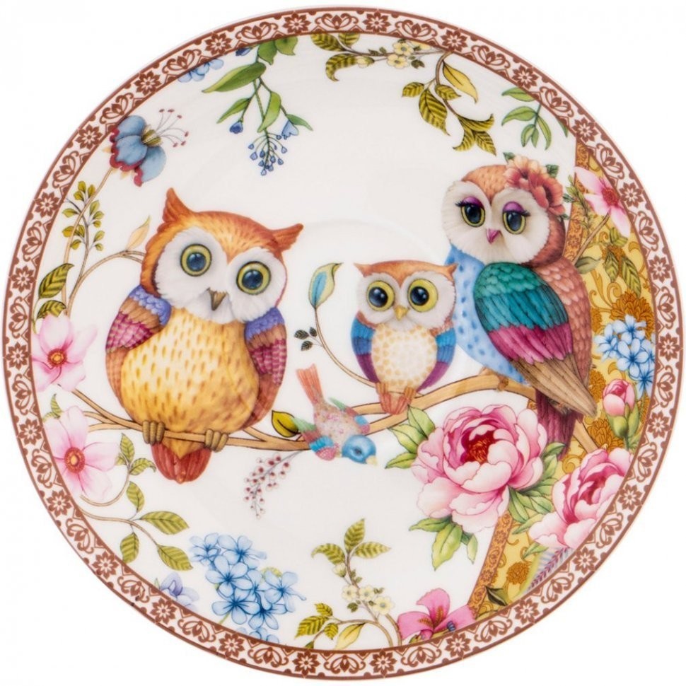 Чайная пара 2 пр. "owls family"  500 мл Lefard (104-787)
