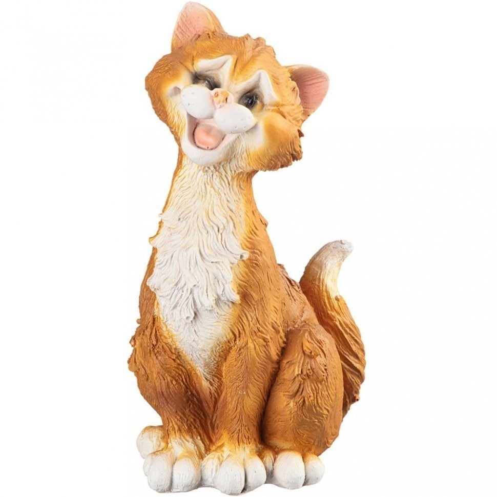 Фигурка декоративная "забавный рыжий кот" 13*13*26 см Lefard (169-320)