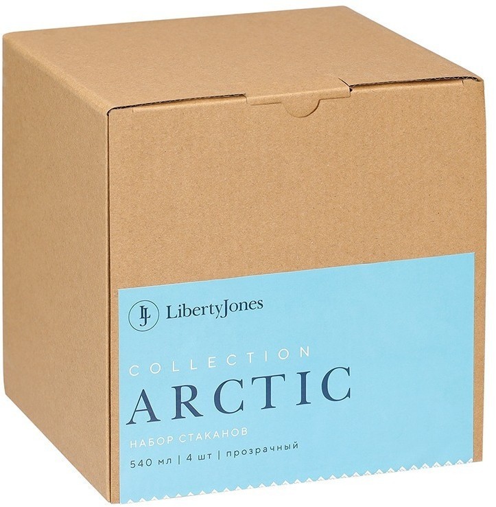 Набор стаканов из акрила arctic, 540 мл, прозрачный, 4 шт. (78780)