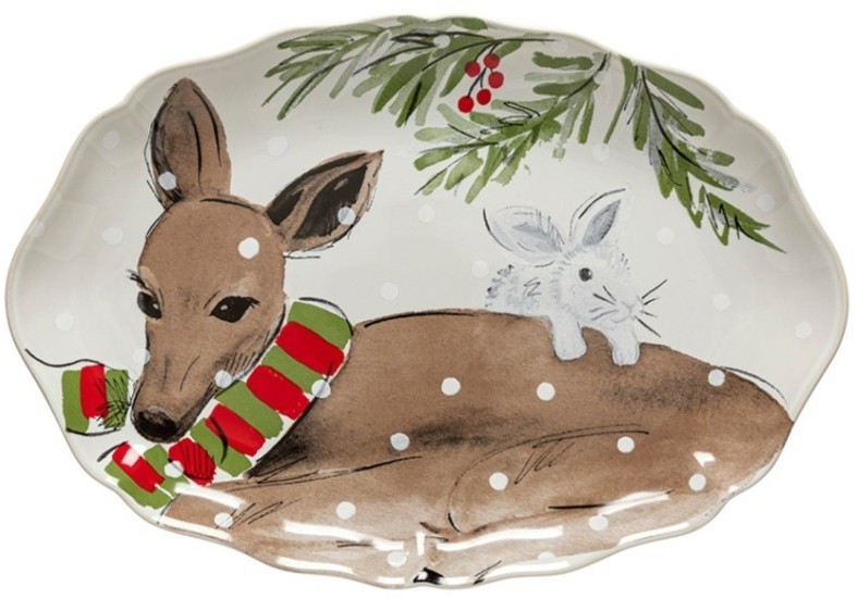 Блюдо DF623-WHI-G(TA321-01216E), керамика, white, CASAFINA BY COSTA NOVA