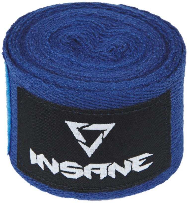 Бинт боксеркий INSANE CRUSHER, хлопок, синий, 2,5 м (2114219)
