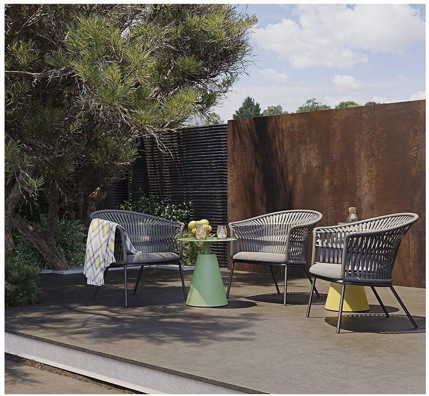 Столик кофейный marius, D50 см, зеленый (75821)