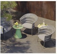 Столик кофейный marius, D50 см, зеленый (75821)