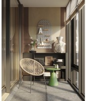 Столик кофейный marius, D50 см, зеленый (75821)